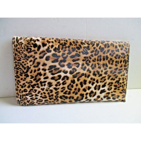 *RETRO Oversized Envelope On Trend Animal Print 2-Way Clutch Shoulder Bag - Picture 2 of 6